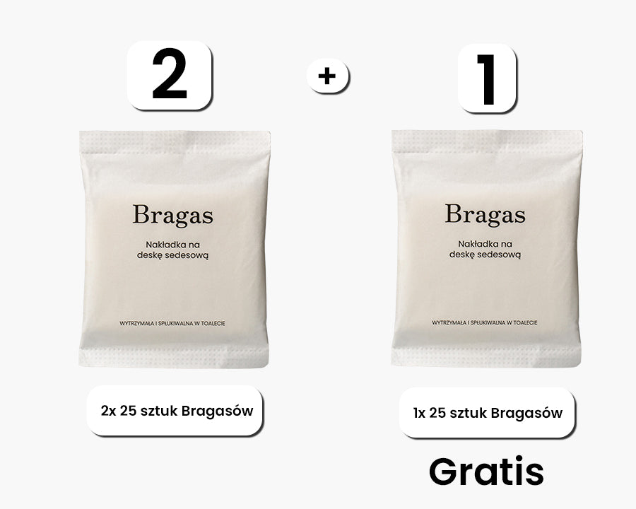 Bragasy - nakładki na deskę sedesową