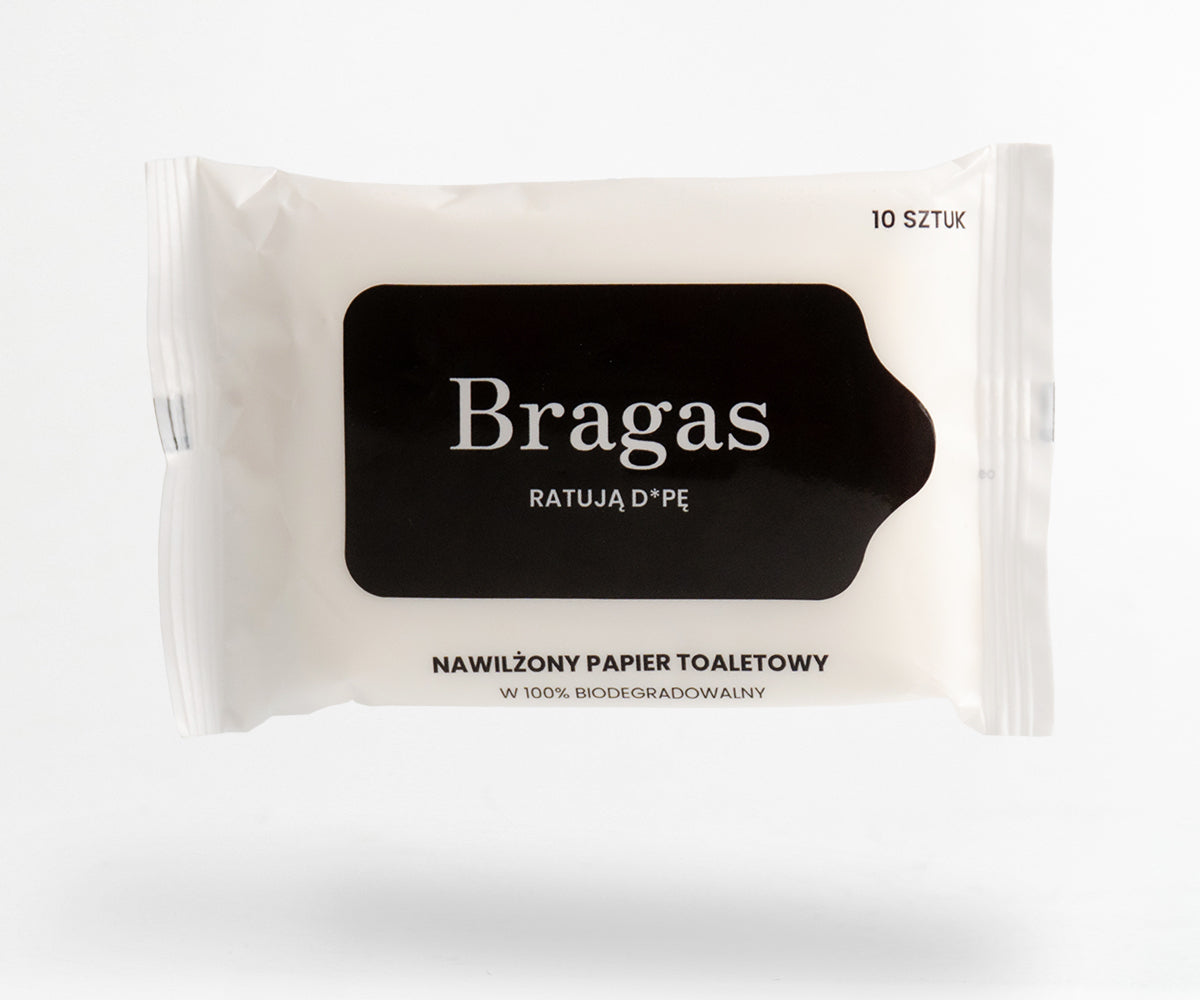 Nawilżony papier toaletowy Bragas - 10szt