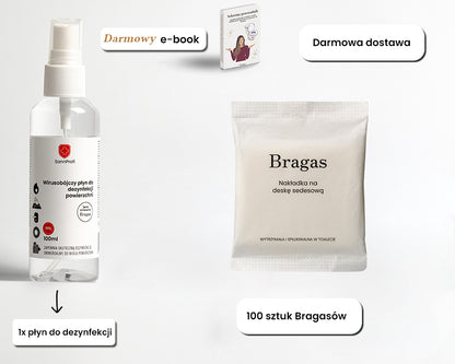 Bragasy - nakładki na deskę sedesową
